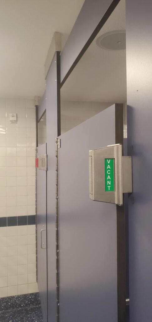 restroom lock unique occupancy indicator