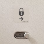 Airplane slide bolt lock